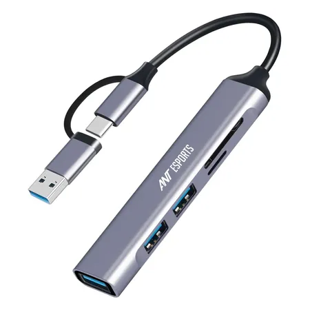 ANT ESPORTS AEC610 - USB+TYPE-C+CARDREADER TO USB HUB