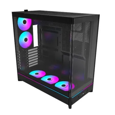 Montech HS02 Pro ATX Mid Tower Cabinet Black (HS02-PRO-BLACK)