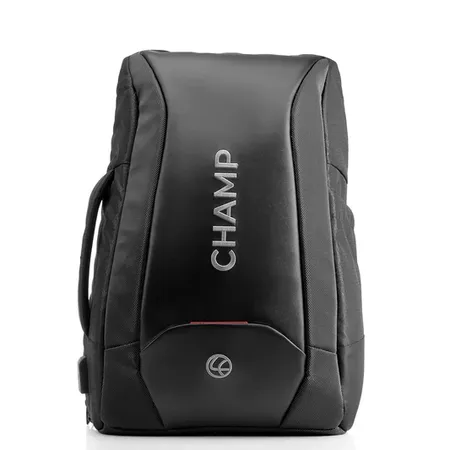LAPCARE Champ 27L Anti Theft Water Resistant Backpack with Mobile Charging Port - Black