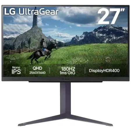 LG 27GS85Q-B - 27 INCH ULTRAGEAR QHD NANO IPS 180HZ GAMING MONITOR