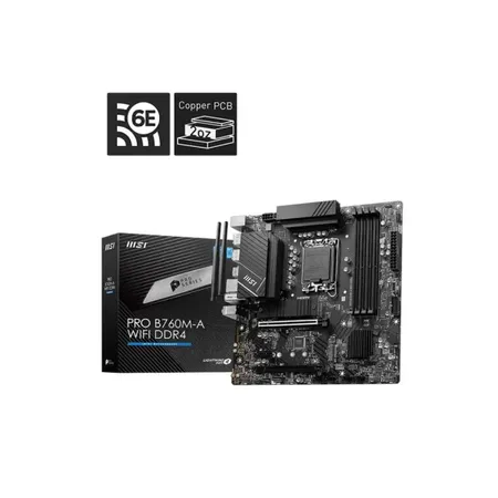 MSI PRO B760M-A WIFI DDR4 Intel Motherboard