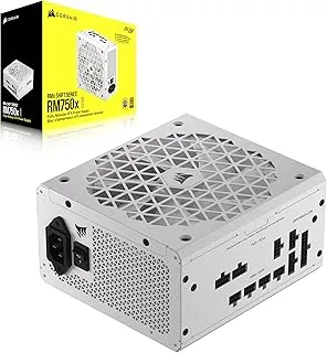 RMX Shift White Series, RM750x Shift White, 750 Watt, 80 Plus Gold Certified, Fully Modular Power Supply