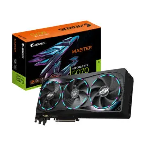 Gigabyte AORUS GeForce RTX 5070 Master 12GB GDDR7 Graphic Card GV-N5070AORUS M-12GD