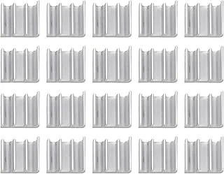 Electronic Spices Aluminium Heat sink Radiating Specially For IC'S Cooling 16 X 13 X 12 WITH BIG FINS Silver Tone Pack of 20