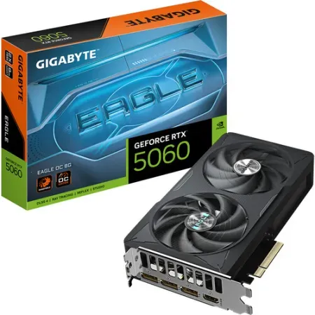 Gigabyte GeForce RTX 5060 EAGLE OC ICE Graphics Card