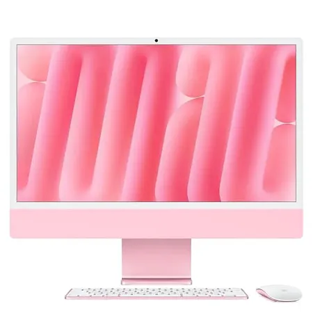 Apple 24-inch iMac with Retina 4.5K display M4 chip with 10‑core CPU and 10‑core GPU, 16GB, 512GB SSD - Pink