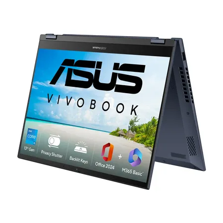ASUS VIVOBOOK S14 FLIP TP3402VAO-LZ619WS [CI5-13420H/16GB/512GB SSD/WIN11 HOME+MS24/14.0" TOUCH/INTEGRATED GRAPHICS/1 YEAR(S)/BLUE]