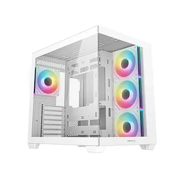 Deepcool CG530 4F White Mid Tower Cabinet, ATX Support, USB Type C, Up To 360 mm Radiator Support