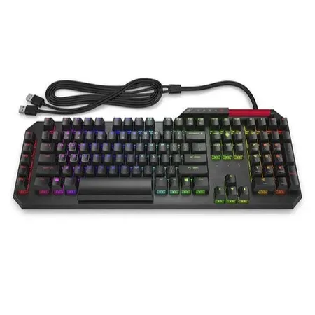 HP Omen Sequencer Full Size Mechanical Wired Gaming Keyboard ( Black ) ( Blue Switch )