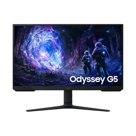SAMSUNG Odyssey G5 LS27FG502EWXXL 27 Inch 2K QHD 180Hz IPS Panel 99% SRGB 1MS AMD Freesync Gaming Monitor