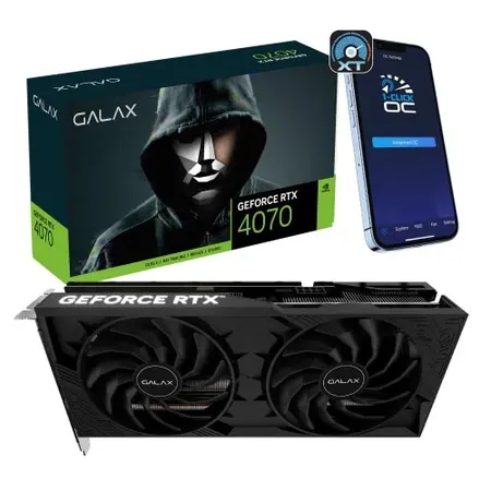 GALAX GeForce RTX 4070 1-Click OC 2X 12GB Graphics Card