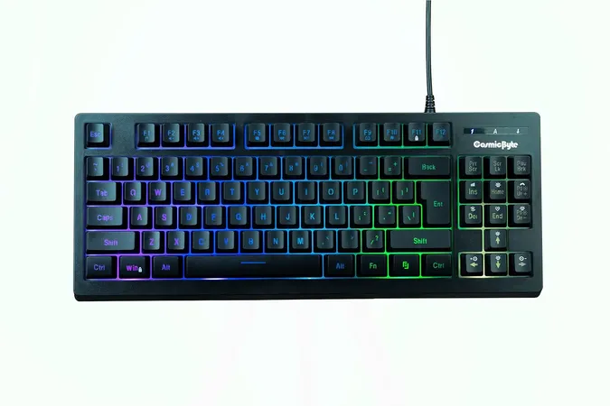 COSMIC BYTE CB-GK-22 (BLACK) GAMING KEYBOARD RGB BLACK