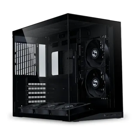 Lian Li O11 Air Mini E-Atx Mid Tower Cabinet With Tempered Glass Side Panel (Black) (G99-O11AMX-IN)