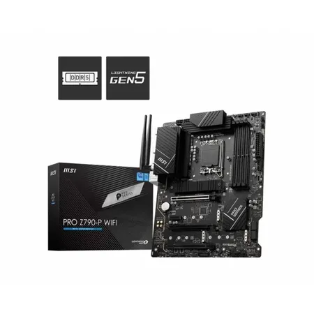 MSI Pro Z790-P WiFi DDR5 Intel LGA 1700 ATX WiFi 6E PCIe 5.0 Gaming Motherboard