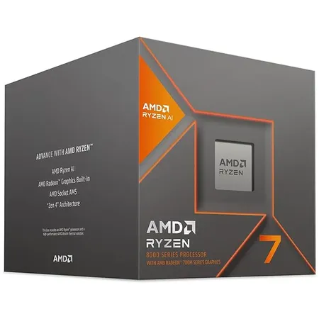 AMD Ryzen 7 8700G Processor with Radeon 780M Graphics (8 Cores, 16 Threads, Max. Boost Clock Up To 5.1GHz, AM5 Socket and 24MB Cache)