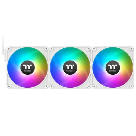 Thermaltake CT140 EX Reverse ARGB 140mm CPU Liquid Cooler 3-Pack White