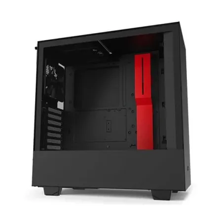 NZXT H510 ATX Mid Tower Cabinet With Tempered Glass Side Panel (Black Red)