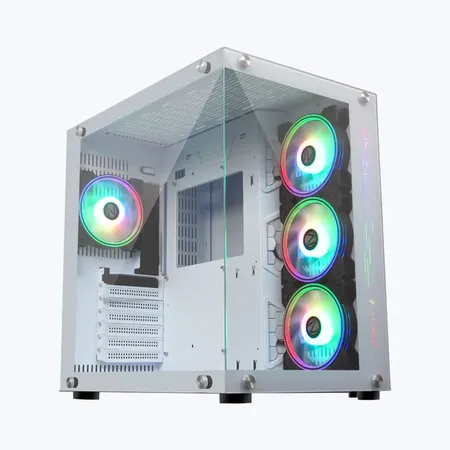 ZEBRONICS ZEB-HERMES ATX Mid Tower Cabinet ( White )
