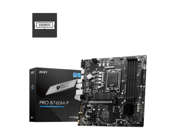 MSI B760M-P PRO DDR5 INTEL LGA1700 MOTHERBOARD