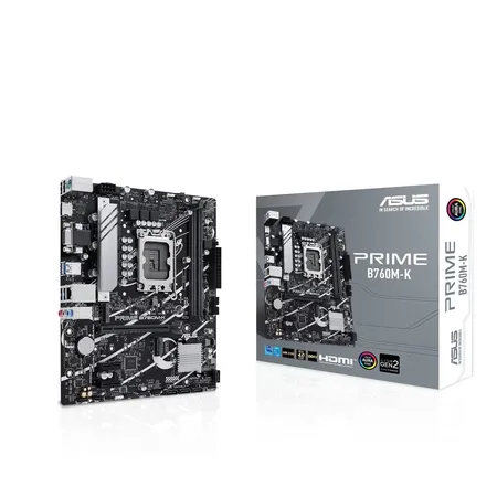 ASUS Prime B760M-K, an Intel B760 LGA 1700 mATX Motherboard