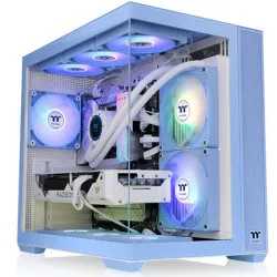Thermaltake View 380 TG ARGB Hydrangea Blue Mid Tower Gaming Cabinet