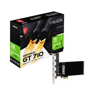 MSI GT 710 2GD3H 4HDMI Gaming Graphics Card (GT-710-2GD3H-4HDMI)