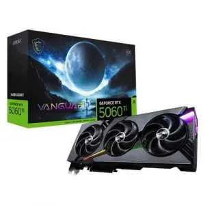 MSI Nvidia GeForce RTX 5060 Ti Vanguard SOC 16GB GDDR7 Triple Fan Graphics Card