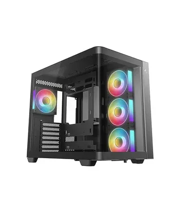 DEEPCOOL CG530U 4F ARGB ATX Mid Tower Cabinet ( Black )