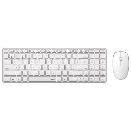 RAPOO 9300M Multi Mode Wireless Keyboard and Mouse Combo (White)