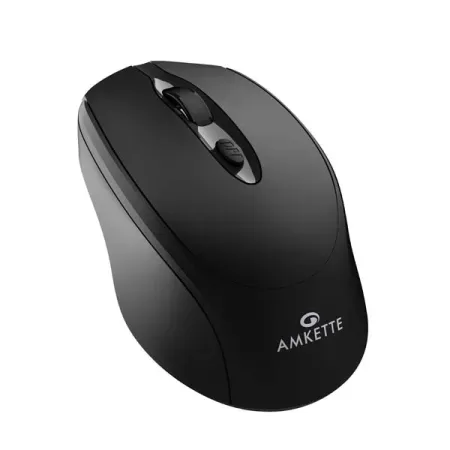 Amkette Hush Pro Byte Plus Rechargeable Wireless Mouse (Black)