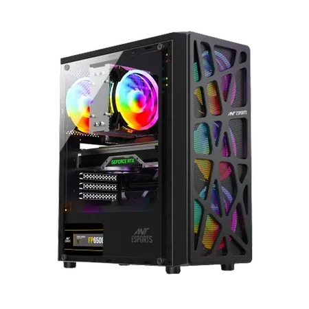 ANT ESPORTS Elite 1100 ATX Gaming Cabinet (Black)