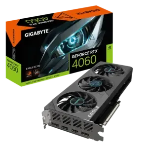 GIGABYTE GeForce RTX 4060 Eagle Ice OC 8GB Nvidia Graphic Card (White)