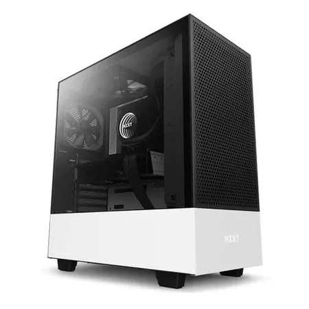 NZXT H510 Elite With TG And RGB LED Strip ATX Mid Tower Cabinet (White Black)