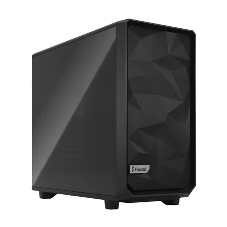 FRACTAL MESHIFY 2 COMPACT BLACK TG DARK TINT CABINET