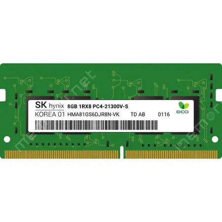SK Hynix 8GB DDR4 RAM 2666MHz CL19 260‑Pin SODIMM Laptop Memory (Pulled)