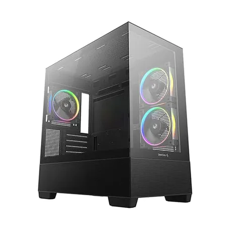 DEEPCOOL CG380 3F ARGB MATX Mid Tower Cabinet ( Black )