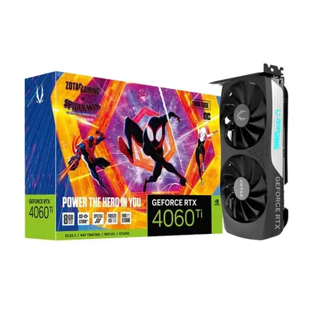 Zotac GeForce Rtx 4060 Ti Twin Edge 8Gb Graphics Card (ZT-D40610E-10M)