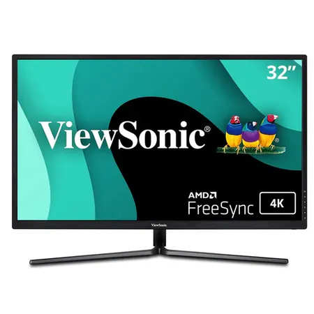 ViewSonic VX3211-4K 32-inch 4K UHD VA Monitor with Integrated Speakers and AMD FreeSync