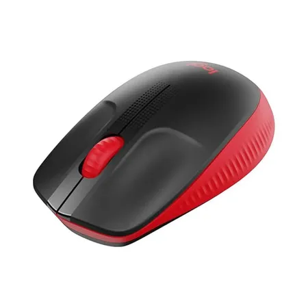 Logitech M190 Full Size Curve Design Optical Wireless Mouse 1000 DPI - Red