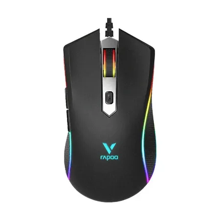 RAPOO V280 Wired Ergonomic Gaming Mouse ( V280 ) ( 7000DPI / 5 Macro Button ) ( Black )