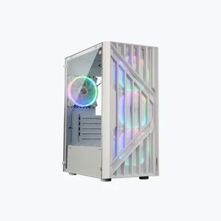 Zebronics Zeb Shadow Core Premium Gaming Case White