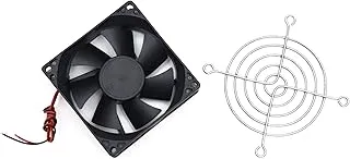 Electronic Spices DC 12V 2.5'' INCH Cooling Fan for PC Case, CPU Cooler Radiator 65x65x15mm (Black)