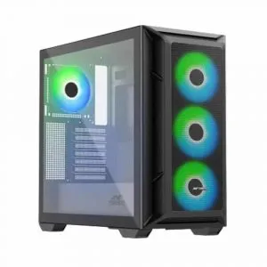Ant Esports 611 Air Black Mid Tower Case Without Power Supply
