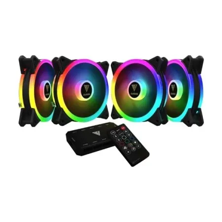 Gamdias AEOLUS M3-1204R Black 120mm ARGB 4 Fan Kit