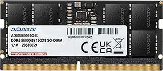 ADATA Premier 16GB DDR5 5600MHz Laptop RAM, Dual-Channel Module, Supports Intel & AMD Latest CPU, Intel XMP & AMD Expo, Built in PMIC, On Die ECC, Low Voltage, More Bandwidth - AD5S480016G-S