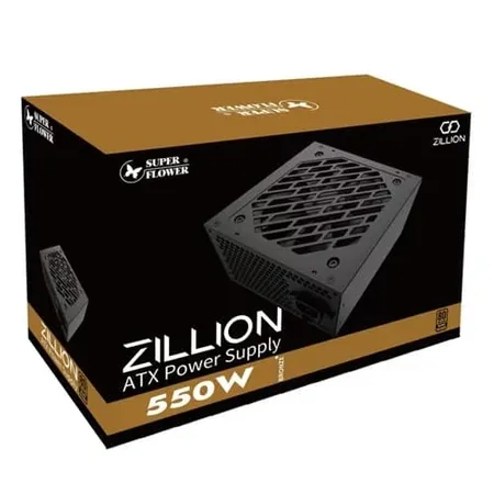 Super Flower Zillion DB 550W Bronze High Efficiency ATX Non Modular Power Supply