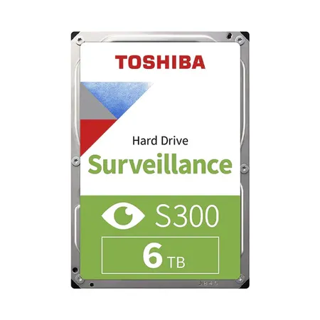 Toshiba S300 6TB 3.5-inch Surveillance Internal Hard Disk with RV Shock Sensors