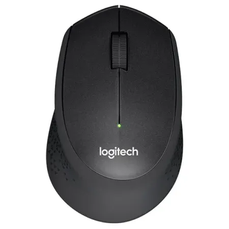 LOGITECH M331 Silent Plus Wireless Ergonomic Gaming Mouse ( 910-004914 ) ( 1000DPI / 3 Macro Button ) ( Black )