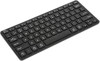 Targus AKB862 Compact Multi-Device Bluetooth® 5.1 Keyboard (Black),DefenseGuard™ Antimicrobial Protection*,Multi-Device connectivity for up to 3 Devices,for Windows/Mac/Android/Laptop/PC/Tablet/Phone