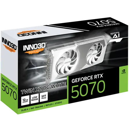 INNO3D GeForce RTX 5070 Twin X2 OC White 12GB GDDR7